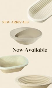 Smooth Oval Wood Pulp Brotform from Germany for dough up to 750 g