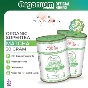 Supertea Matcha WAKABA Teh Herbal untuk Liver dan meningkatkan fungsi otak - 30g