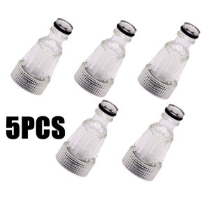 5Pcs Car Clean Machine Connection Transparent High Pressure Water Filter Connection