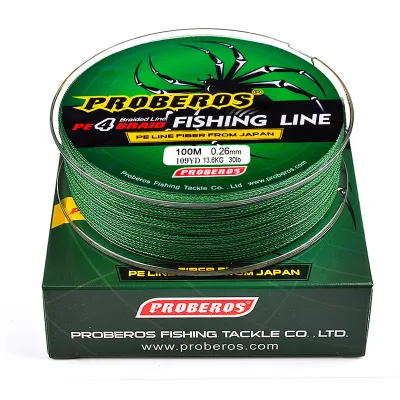 100M 4 Strands 6-100Lb New Pe Braided Fishing Wire Multifilament Super Strong Fishing Line Japan Multicolour
