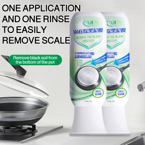 Descaling the bottom of the pot to remove the black burnt mud film Restore cleanliness like new Cleaning Mud Mask Cleaning paste Mild and nonabrasive Powerful scale removal