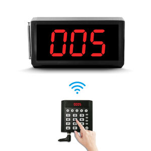 Queue calling machine for Restaurant/Food Truck/Clinic Pager Long range waiting number Wireless queuing number System