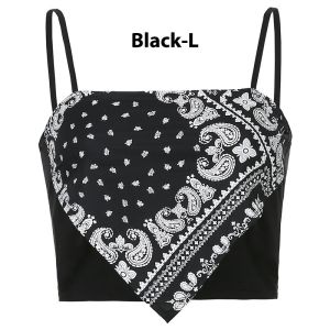 Core Cashew Flower Printed Suspender Top For Women Slim Fit And Versatile Short Inside T-shirt For Summer