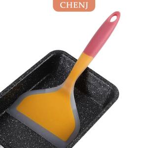 [COD] CHENJ ตะหลิวทามาโกยากิโปร่งแสงอุปกรณ์ในครัวตะหลิวทอดซิลิโคนสองสีโปร่งใสแบบสุ่ม