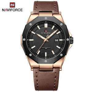 Navi Force Original Jam Tangan Pria Analog Tahan Air Quartz Movement NF 9200L RG/B/BN Analog Bisnis Kemewahan Tahan air Bercahaya