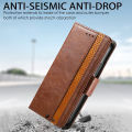 Flip Case for Samsung Galaxy S26 S25 S24 Plus Ultra SE edge Wallet Simple Splicing Textured Men Leather Classic Phone Cover. 