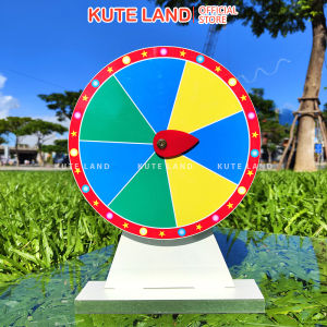 Vòng quay trúng thưởng 7 ô may mắn 25 cm cao 35 cm thích hợp dạy học các sự kiện trò chơi tiệc tùng giải trí