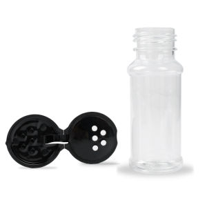1/3PCS 230ML Double Lids Seasoning Container Box Salt Pepper Shaker Dispenser Sealed Quantitative Bottle Kitchen Spice Plastic Storage Jar