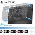 Haute42 C16 Magnetic Hitbox Leverless Arcade Stick Controller For Ps4 /PS5/Switch Button Rim Stickless Hitbox Fightstick. 