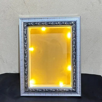 BINGKAI BUNGA KERING KACA LED 5R (18X13cm) MINI FRAME BOX 3D MAHAR SCRAPBOOK FIGURA HIASAN PIGURA MURAH