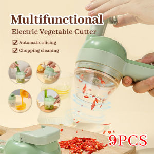 UPUPIN Set Alat Pemotong Sayuran Elektrik Mini Wireless/ Food Chopper