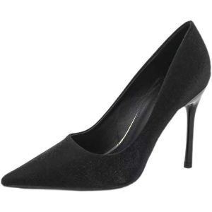 [Free Shipping] High-Heeled WomenS Shoes New Spring/Autumn Korean-Style Pointed-Toe Shallow Pumps WomenS Stiletto Fashion Shoes