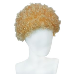 NOBLE YOU Curly Adult Kid Afro Wig Fancy Dress Funny Colorful Fan Hair Disco Cosplay Halloween Rainbow Clown Wig Birthday Party