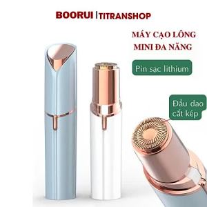Bút cạo lông dành cho nữ cao cấp Boorui02 dùng cho nhiều vùng cơ thểnách bi chân tay sạc USB