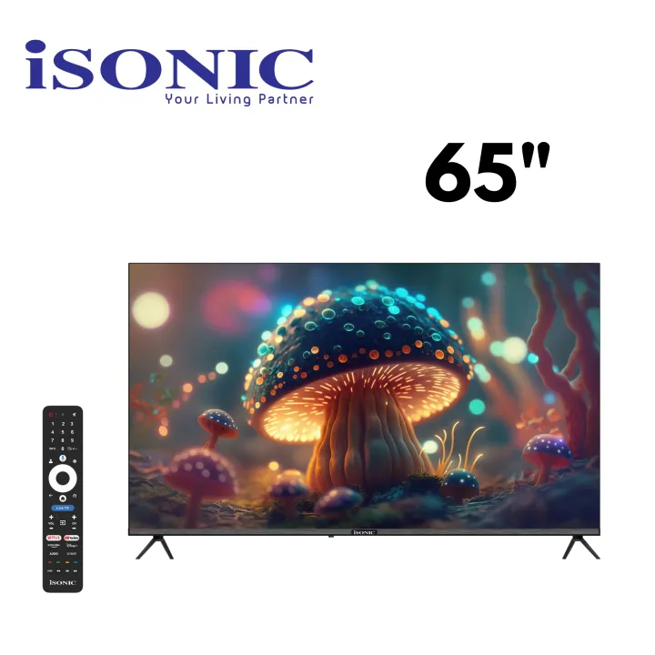iSONIC 65"/70" 4K UHD QLED Google TV IS65QGLE/IS70QGLE