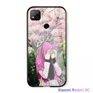 Softcase Glass Kaca XIAOMI  Redmi 9c  - J39 - Casing Hp XIAOMI Redmi 9c - Casing Hp