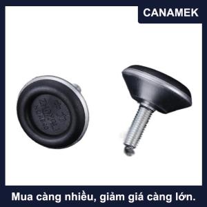 【CANAMEK】 5 chiếc chân đồ nội thất bằng thép Chân đế chống trượt chân tủ để bàn chân đế cân bằng điều chỉnh được vít M8 M10 15mm-27mm