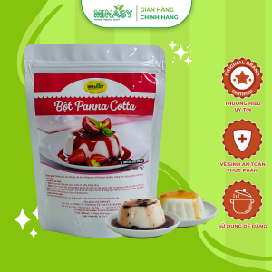Bột làm bánh Panna Cotta bánh tráng miệng dễ làm siêu ngon tại nhà Minasy