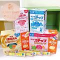 Sữa Meiji lon nội địa Nhật cho bé từ 0-3/ 1-3 tuổi hộp 800g và dạng hộp 24 thanh. 