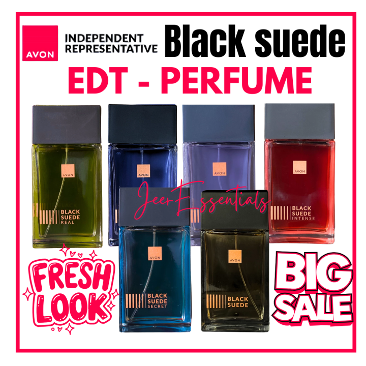 AVON Black Suede collection Eau De Toilette Spray 100ml 100Ml