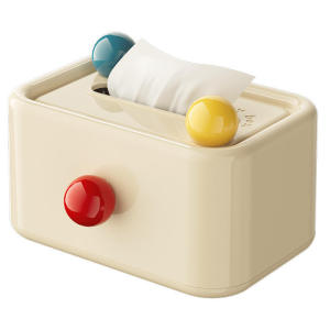 Cute Tissue Box Cover Rectangular Decorative Tissue Box Holder for Bathroom Nightstand Tabletop Facial Tissues Dispenser