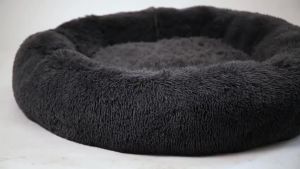 Plush SoftDonut Bed Plush Fleece Washable Pad For Dogs And Cats Soft Long Plush BestDog Bed