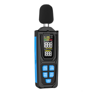 Noise Measuring Instrument Digital Sound Level Meter with A/C Weighted Handheld Noise Meter for Indoor Outdoor Use