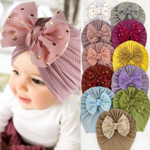 Headdress Golden Dots Soft and Comfortable Baotou Thin Section 12 Colors Fits the Head Baby Daily Life