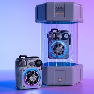 MUZEN CYBER CUBE PREMIUM Fidget Spinner RGB Bluetooth Speaker IPX-5 Waterproof Fidget Spinner 8Hrs Playtime Speaker