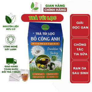 Hộp 40 gói trà túi lọc bồ công anh Bảo Khang trà bồ công anh nhuận tràng lợi tiểu chống tắc sữa chán ăn đau khớp chàm mẩn ngứa