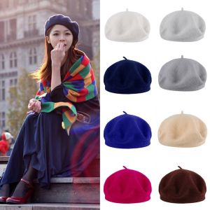 C.three. Classic Wool Felt French Beret Hat: A Warm Beanie Cap for Women