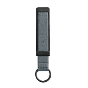 DAWEIF Leather Metal Strap Band Finger Holder Metal Wrist Band Finger Grip Phone Stand Finger Ring Stand Hang Handle Telescopic Phone Finger Strap Mobile Phone
