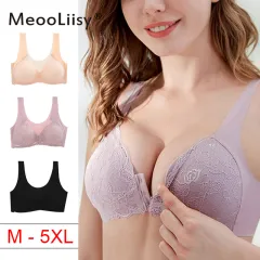 MeooLiisy Front Buckle Thin Sexy Lingeries Women Bras Plus Size