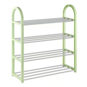 ชั้นวางรองเท้า ชั้นเก็บรองเท้า ที่วางรองเท้า 4 ชั้น ชั้นวางสแตนเลส ที่เก็บรองเท้า Stainless Shoe Rack