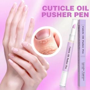 Cuticle Oil Pen With Pusher Lavender Scent Nail Care Tool Portable Dead Skin Remover Repair