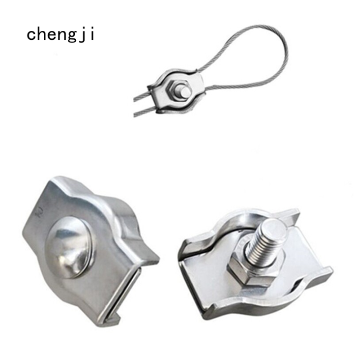 1pc Rope Clamp Wire Rope Clamp Thimble Simplex Duplex 316 A4 Stainless Steel 2mm 3mm 4mm 5mm 6mm