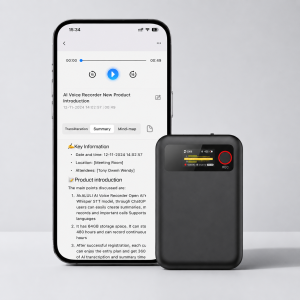 Smart AI Voice Recorder1 year Free AI TranscriptionMagnetic Call Recorder64G Storage Real-Time TranslationSupports 100+ Languages