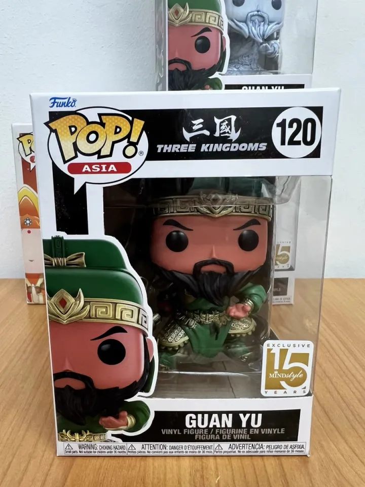 Original Funko POP Three Kingdoms Liu Bei #202 Zhang Fei #203 Guan