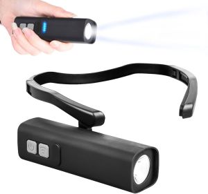 LED Rechargeable Headlamp – Bright Outdoor Light Adjustable Beam  Waterproof Camping Torch Lightweight Hiking Flashlight for Running Night Fishing Exploration Adventure Trekking Waving Sensing