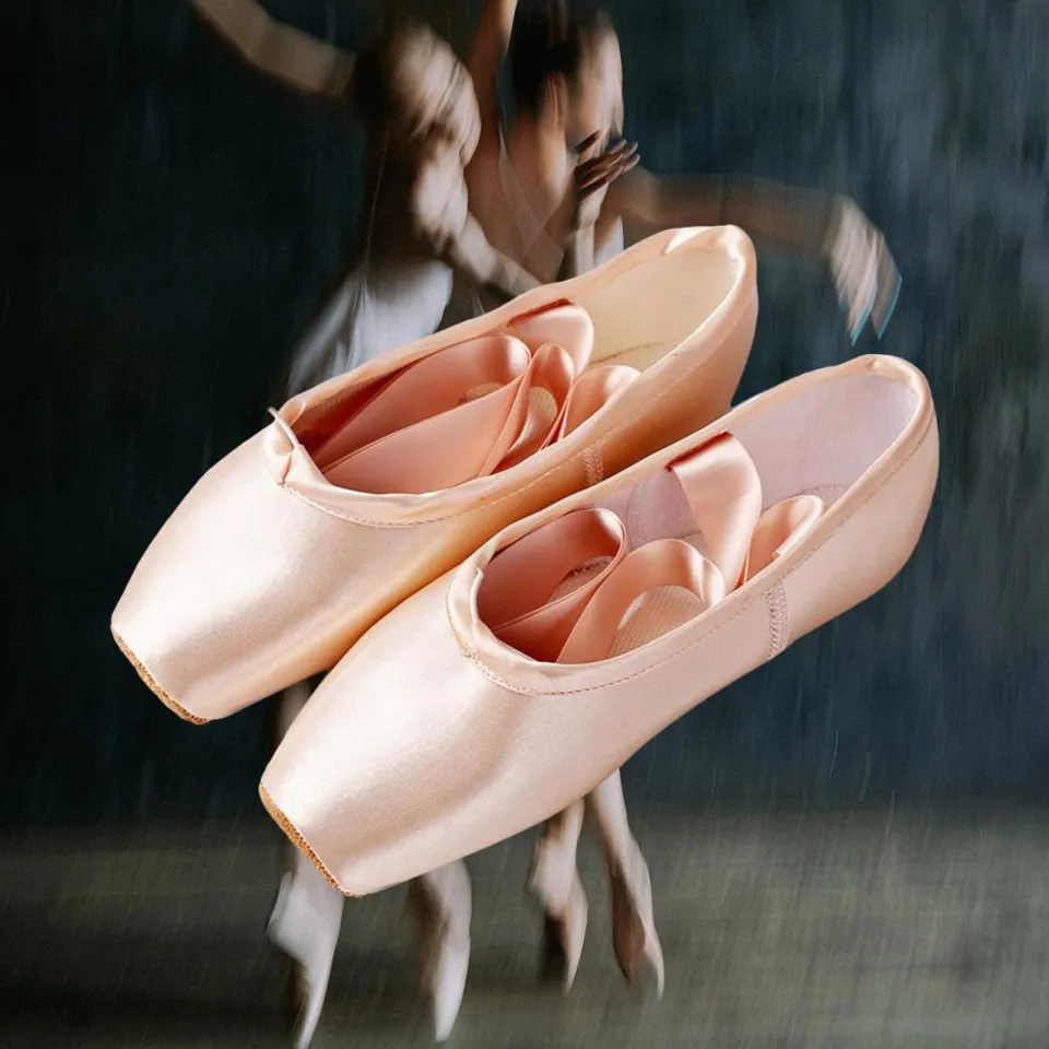 Baynie Girls Professional Ballet Pointe Shoes Dance Flats
