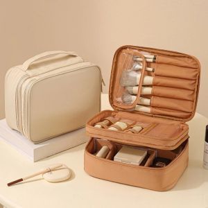 FLYING Thickened Travel Makeup Bag Oxford Cloth Double-Layer Toiletry Bag Portable Large Capacity Storage Bag