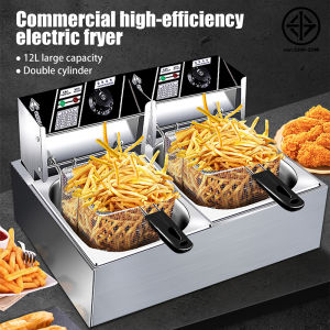 MeiDee หม้อทอดไฟฟ้า เตาทอดไฟฟ้า ขนาด 6L ลิตร หม้อทอดเพื่อการพาณิชย์ Deep Frye