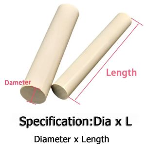 1pcs Length 200mm 300mm 500mm PEEK Solid Rod Plastic Rods Dia 10mm 12mm 15mm 18mm 20mm 25mm~70mm Polyetheretherketone Bar