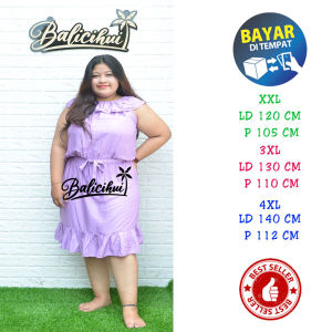 Balicihui Dress Mia Dress Jumbo Big Size Plus Size Dress Jumbo Wanita
