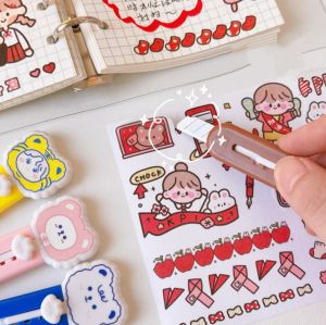 Dao rọc dọc giấy Hình Cute nhiều kiểu ngộ nghĩnh tiện lợi cho học sinh - Sỉ lẻ văn phòng phẩm giá rẻ