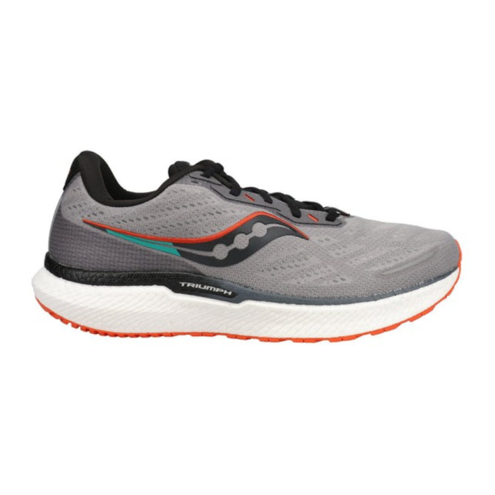 Sepatu Lari Pria Saucony Triumph 19 Grey Sepatu Olahraga Untuk
