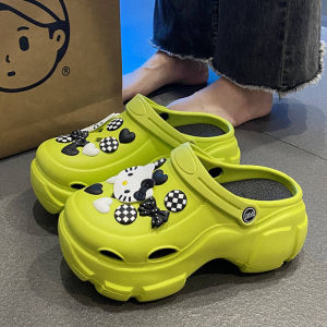 Hellow Ketty Lovely Thick bottom Gradient Crocks slippers for women  new design Height 4cm EVA outdoors