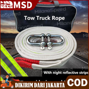 10Ton Mobil Dengan Tali Trailer Tali Traksi Penyelamatan Mobil Kendaraan Off-road Mobil Truk Trailer Tali Alat Mobil Dengan Tas Penyimpanan