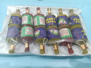 Confetty Party Popper Tarik Ukuran Mini 12 pcs / Balon Confetti / Confeti Manik / Conffetti / Conveti / Convety / Confetti / Perlengkapan Pesta / Popper Wedding / Manik Manik