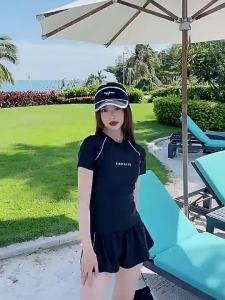 【Ship in 24H】M-5XL 40-150KG】胖mm大码新款分体两件套遮肚显瘦泳装plus size extra large size oversize fat big size Swimsuit